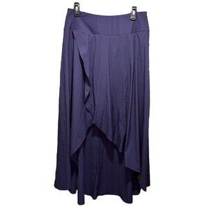 Halara Breezeful Maxi Skirt Women’s Sz Large Navy Blue Ruffle Activewear Skort